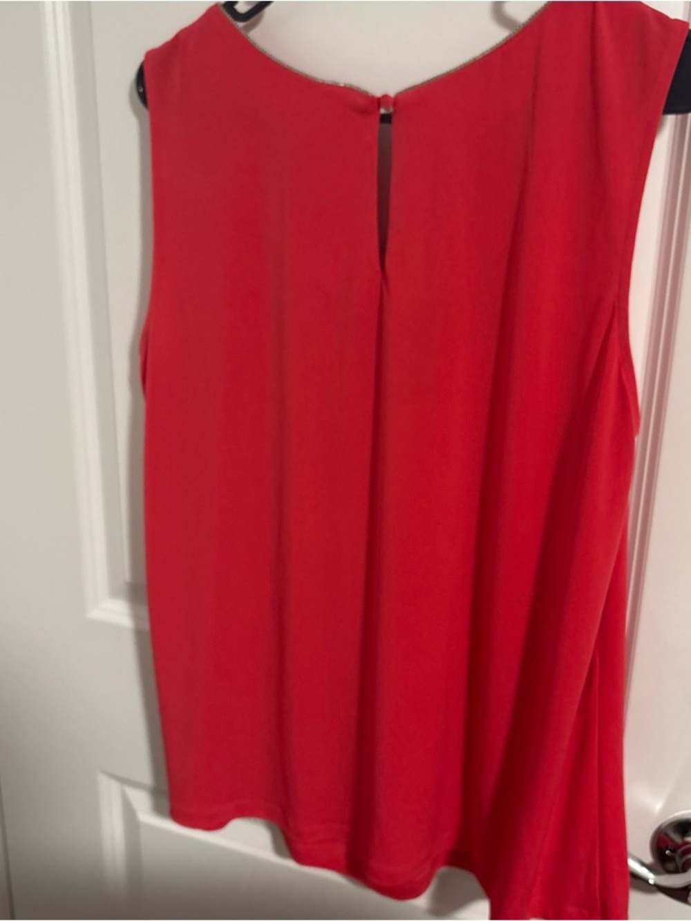 Worthington Women’s 1X Pink Sleeveless Blouse NWT Azaela - Picture 4 of 4